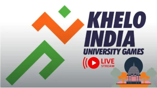 Live Khelo India University Games 2024 DD SPorts